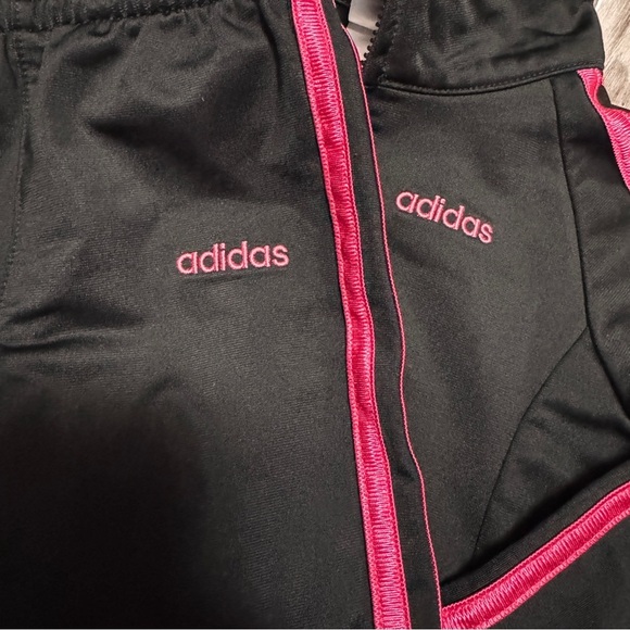 Adidas Toddler Girls Tricot Track Jacket and Jogger Set 2T - Picture 3 of 7